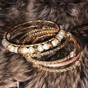 5 piece bracelet set from Aldo’s